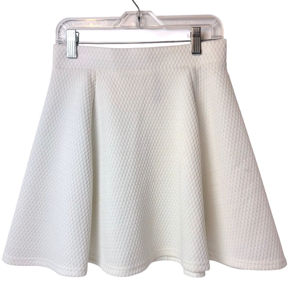 H&M Divided White Skater Skirt Size XS